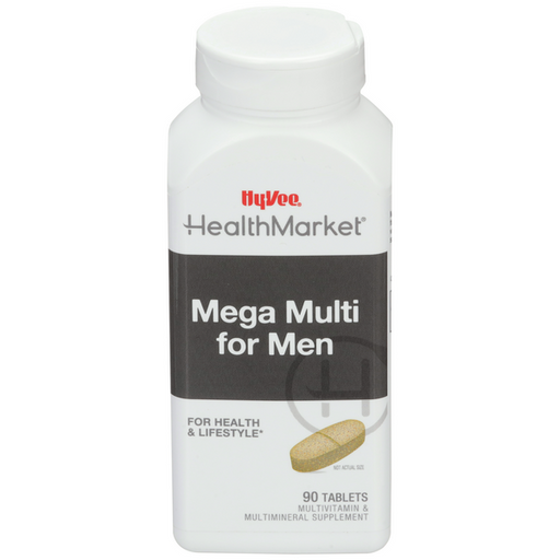 Hy-Vee HealthMarket Mega Multi  for Men Tablets - 90 Count