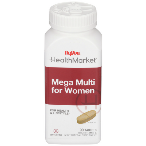 Hy-Vee HealthMarket Mega Multi for Women Tablets - 90 Count