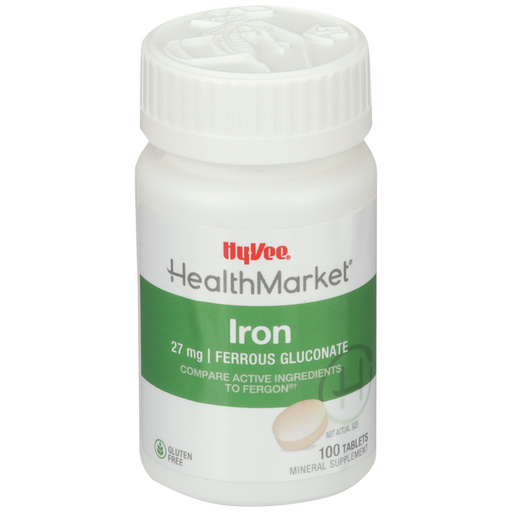 Hy-Vee HealthMarket Iron 27mg  Tablets - 100 Count
