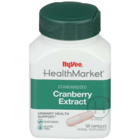 Hy-Vee HealthMarket Cranberry Extract Vegetarian Capsules - 50 Count
