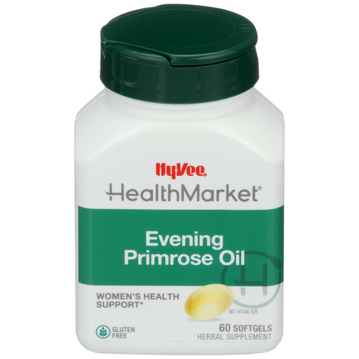 Hy-Vee HealthMarket All Natural Evening Primrose Oil 500mg Softgels - 60 Count