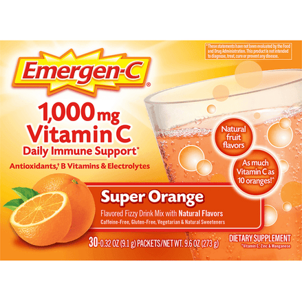 Emergen-C Super Orange Flavor Dietary Supplement