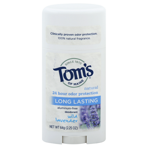 Tom's of Maine Long Lasting Wild Lavender Deodorant - 2.25 Ounce