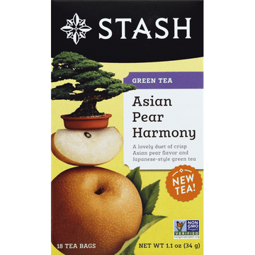 Stash Tea Asian Pear Harmony, 18 Count - 1.1 Ounce