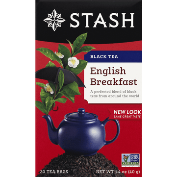 Stash English Breakfast Black Tea Bags 20 Count - 1.4 Ounce