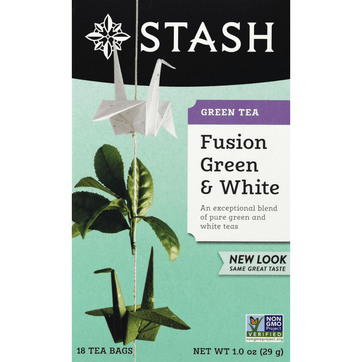 Stash Fusion Green & White Tea Bags 18 Count - 1 Ounce