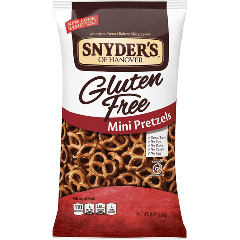 Snyder's of Hanover Gluten Free Mini Pretzels - 8 Ounce