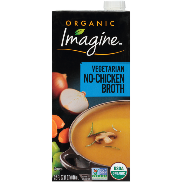 Imagine Organic No-Chicken Broth - 32 Ounce