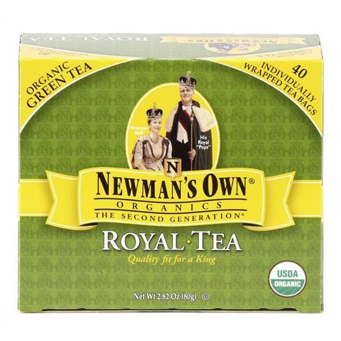 Newman's Own Organics Royal Tea Green Tea 40 Count - 2.82 Ounce