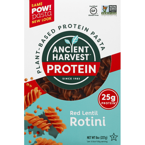 Ancient Harvest Rotini, Red Lentil, Protein - 8 Ounce