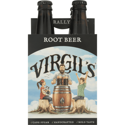 Virgil's Rootbeer 4 Pack - 12 Ounce