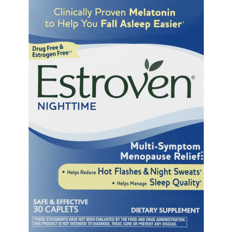 Estroven Nighttime Multi-Symptom Menopause Relief Caplets - 30 Count