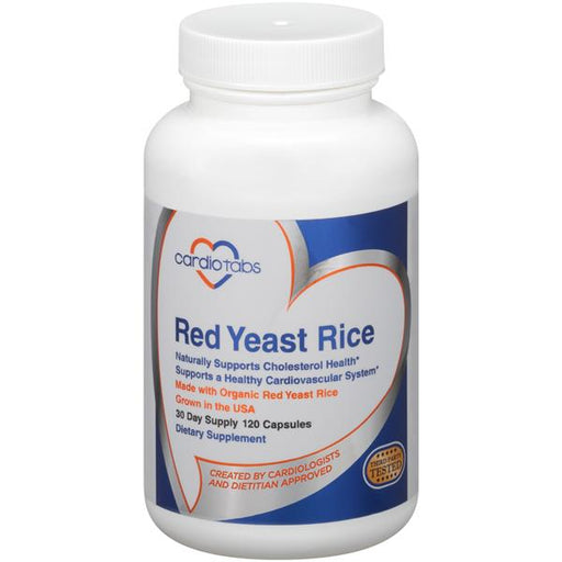 CardioTabs Red Yeast Rice Dietary Supplement Capsules - 120 Each