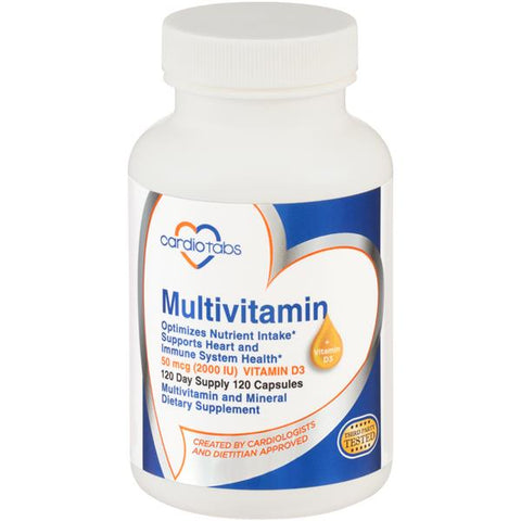 CardioTabs Multivitamin and Mineral Dietary Supplement Capsules - 120 Each