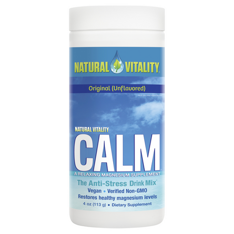 Natural Vitality Calm Anti-Stress Drink Mix - Original Unflavored - 4 Ounce