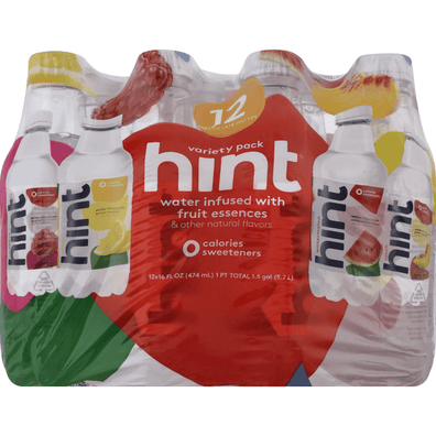Hint Flavored Water Red Variety Pack - 16 Ounce