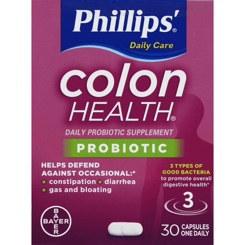 Phillips Colon Health Probiotic Capsules - 30 Count