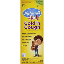 Hyland's 4 Kids Cold 'n Cough Ages 2 -12 - 4 Ounces
