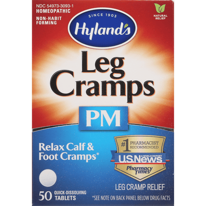 Hyland's Leg Cramps PM Nighttime Cramp Relief Dissolving Tablets - 50 Each