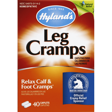 Hyland's Leg Cramps Relax Calf & Foot Cramps Caplets - 40 Count