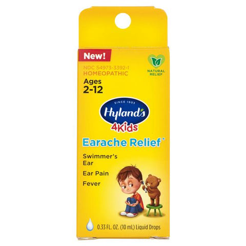 Hyland's Earache Relief, 4 Kids, Liquid Drops - 0.33 Ounce