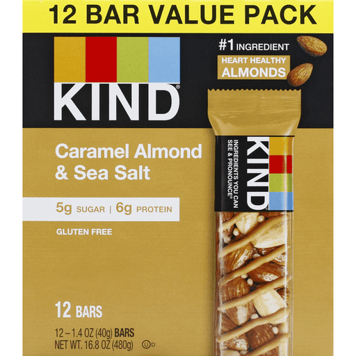 Kind Nuts & Spices Caramel Almond & Sea Salt - 16.8 Each
