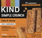 KIND Simple Crunch Oats & Honey 5-1.4oz Pack - 7 Ounce