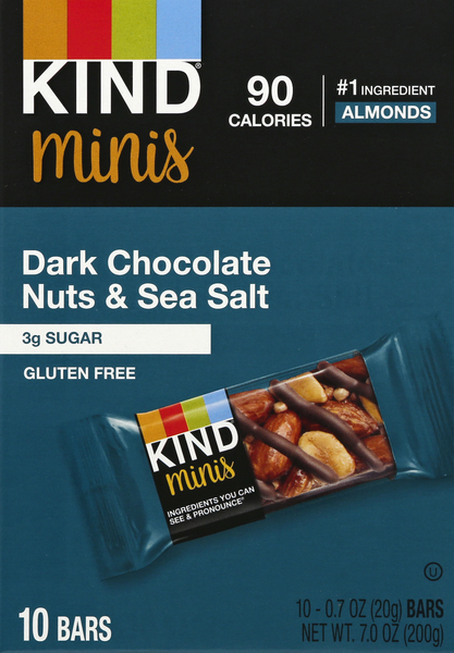 KIND Mini Dark Chocolate Sea Salt - 7 Ounce