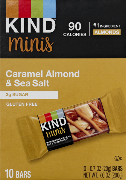 KIND Minis Caramel Almond & Sea Salt - 7 Ounce