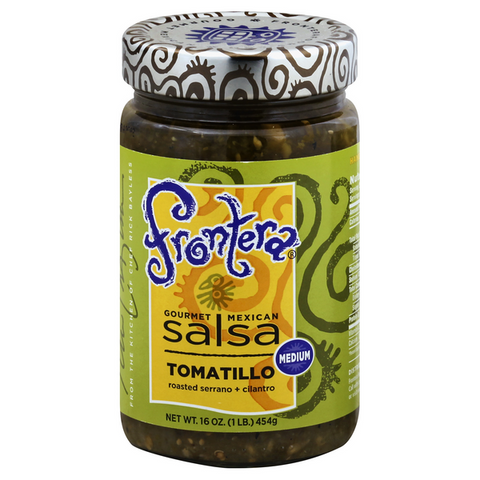 Frontera Medium Tomatillo Gourmet Mexican Salsa - 16 Ounce