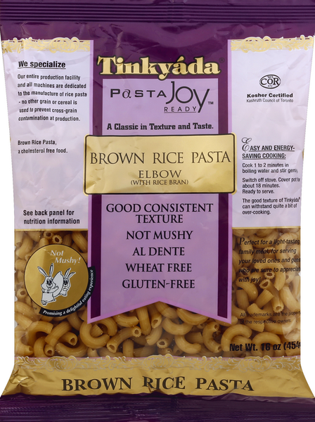 Tinkyada Pasta Joy Ready Brown Rice Pasta Elbows - 16 Ounce