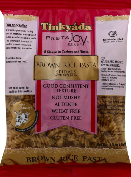Tinkyada Brown Rice Pasta Spirals - 16 Ounce