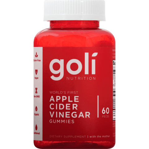 goli Apple Cider Vinegar Gummies - 60 Count