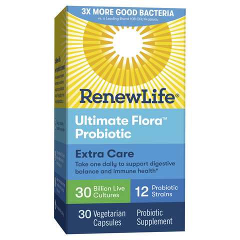 Renew Life Extra Care Ultimate Flora Probiotic Vegetable Capsules - 30 Count