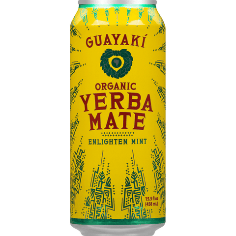 Guayaki Yerba Mate, Organic, Enlighten Mint - 15.5 Ounce