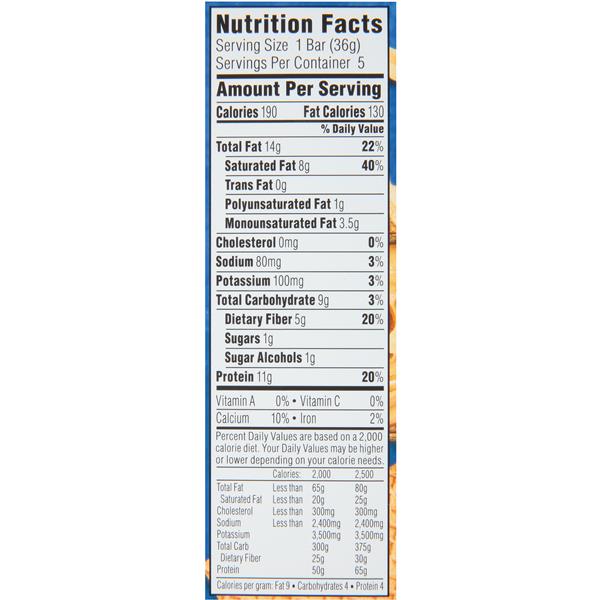 Atkins Snack Peanut Butter Protein Wafer Crisps 5-1.27 oz. Bars - 6.35 Ounce