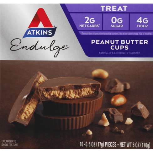 Atkins Endulge Peanut Butter Cups 10-0.6 Oz - 6 Ounce