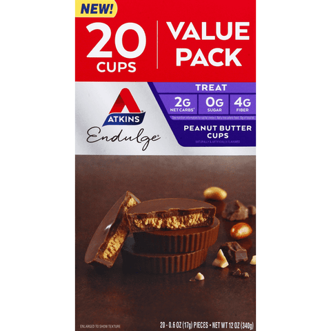 Atkins Endulge Treat Peanut Butter Cups - 20 Count