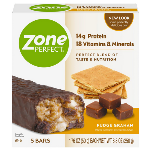 ZonePerfect Protein Fudge Graham Bars - 1.76 Ounce