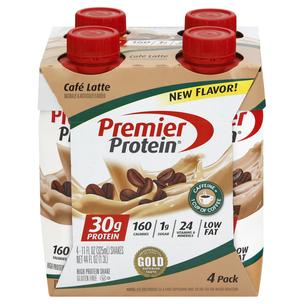 Premier Protein Cafe Latte Shakes - 11 Ounce