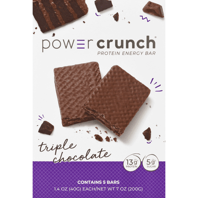 Power Crunch Protein Energy Bar, Triple Chocolate - 7 Ounce