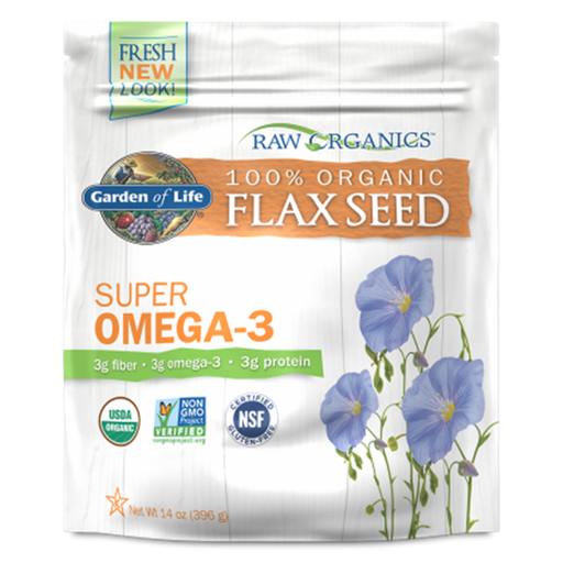 Garden of Life 100% Organic Flax Seed - 14 Ounce