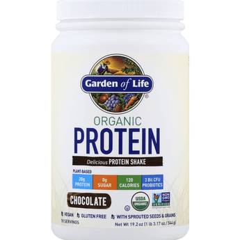 Garden of Life Organic Chocolate Protein Powder - 19.2 Ounce