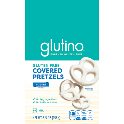 Glutino Gluten Free Covered Pretzels Yogurt - 5.5 Ounce