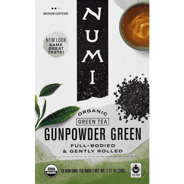 Numi Organic Gunpowder Green Green Tea 18 Count - 1.27 Ounce