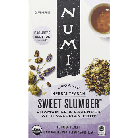 Numi Herbal Teasan, Organic, Sweet Slumber, Tea Bags - 16 Each