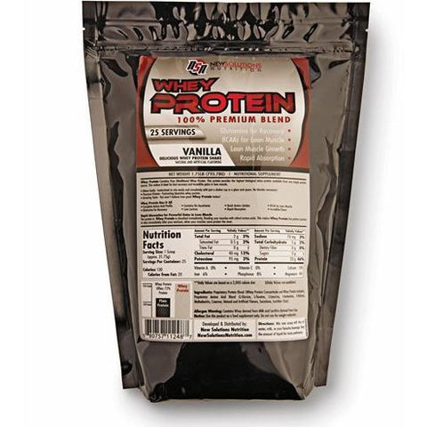 New Solutions Nutrition Whey Protein Vanilla - 1.75 Pound