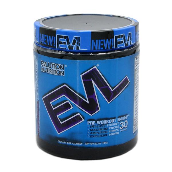Evlution Nutrition EVL Pre Workout Engine Powder, Furious Grape - 8.6 Ounce