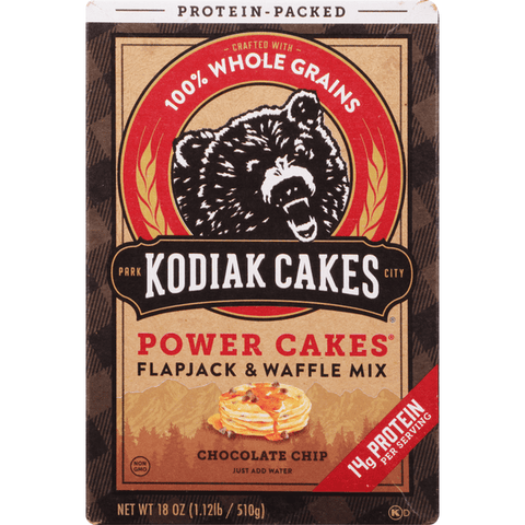 Kodiak Cakes Chocolate Chip Power Cakes Flapjack & Waffle Mix - 18 Ounce