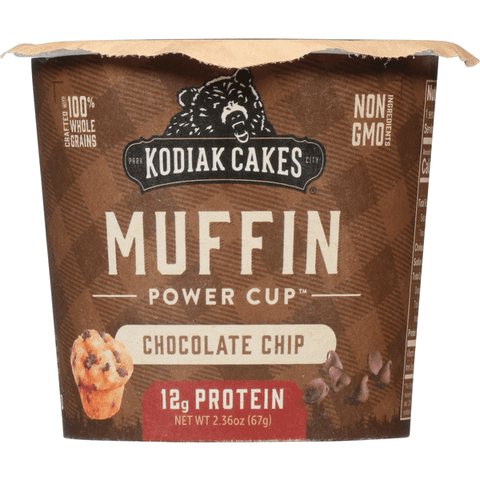Kodiak Cakes Muffin Unleashed, Chocolate Chip Cup - 2.36 Ounce